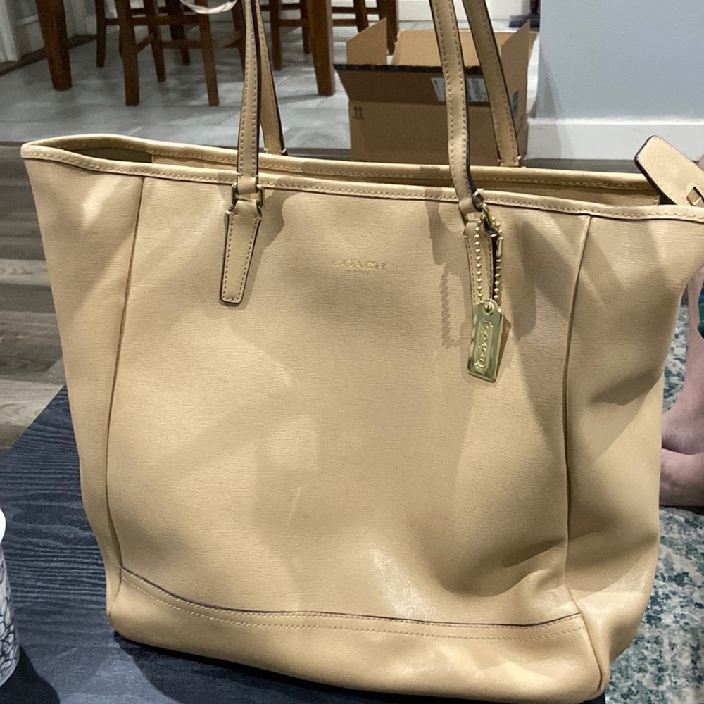 Coach Leather Tote